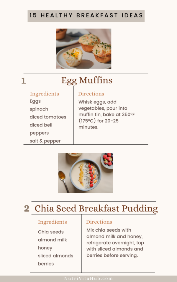 healthy breakfast ideas for weight loss