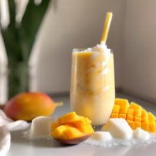 Creamy Mango Coconut Smoothie 🥥