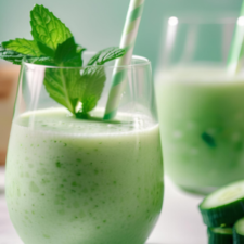 Refreshing Cucumber Mint Smoothie 🥒