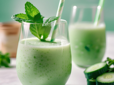 Refreshing Cucumber Mint Smoothie