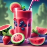 Summer Berry Watermelon Smoothie