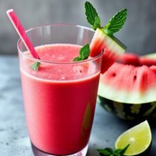Watermelon Mint Cooler Smoothie 🍉