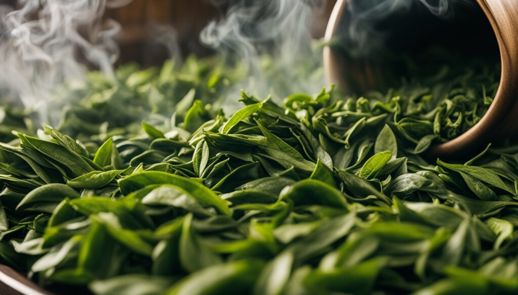 green tea antioxidants processing