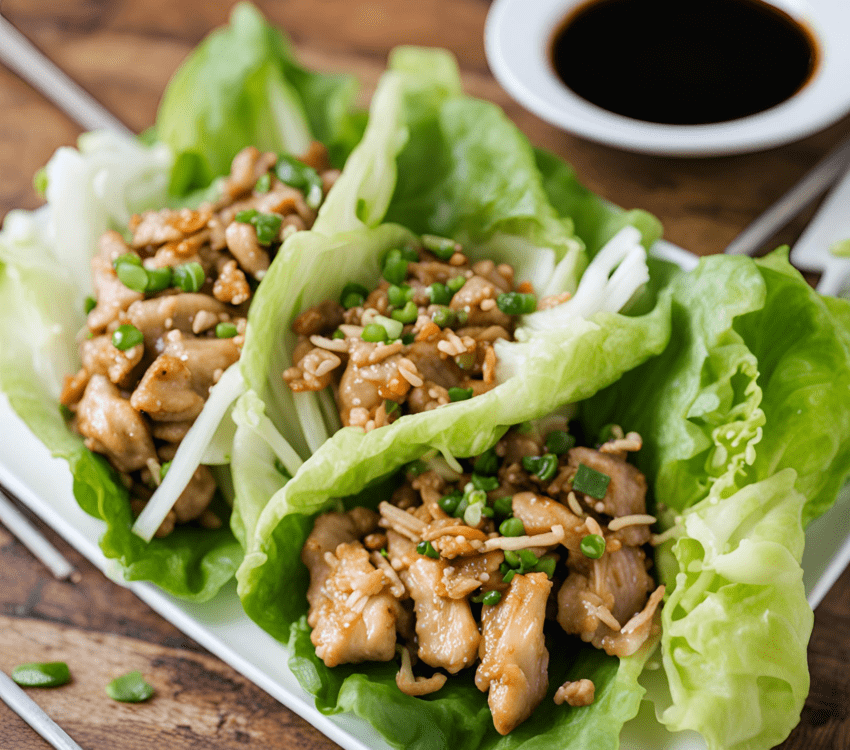 Asian Chicken Lettuce Wraps