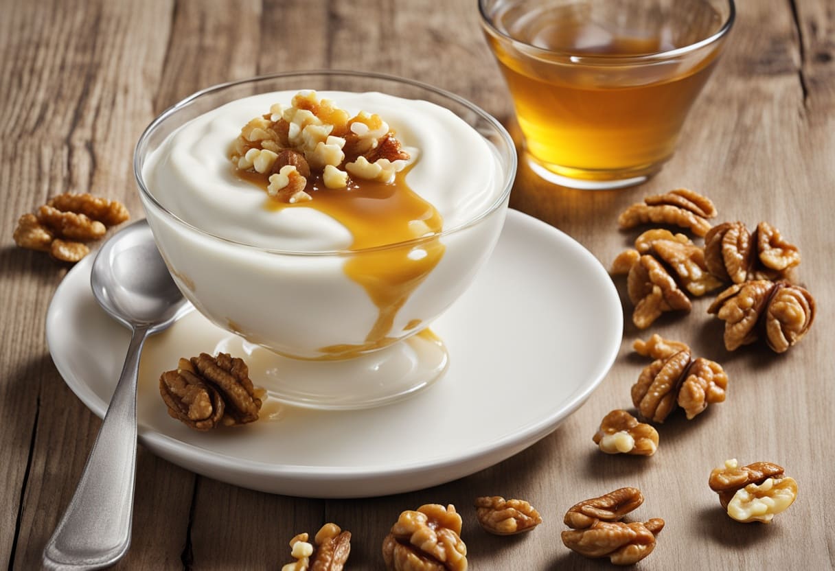 Greek Yogurt with Honey and Walnuts