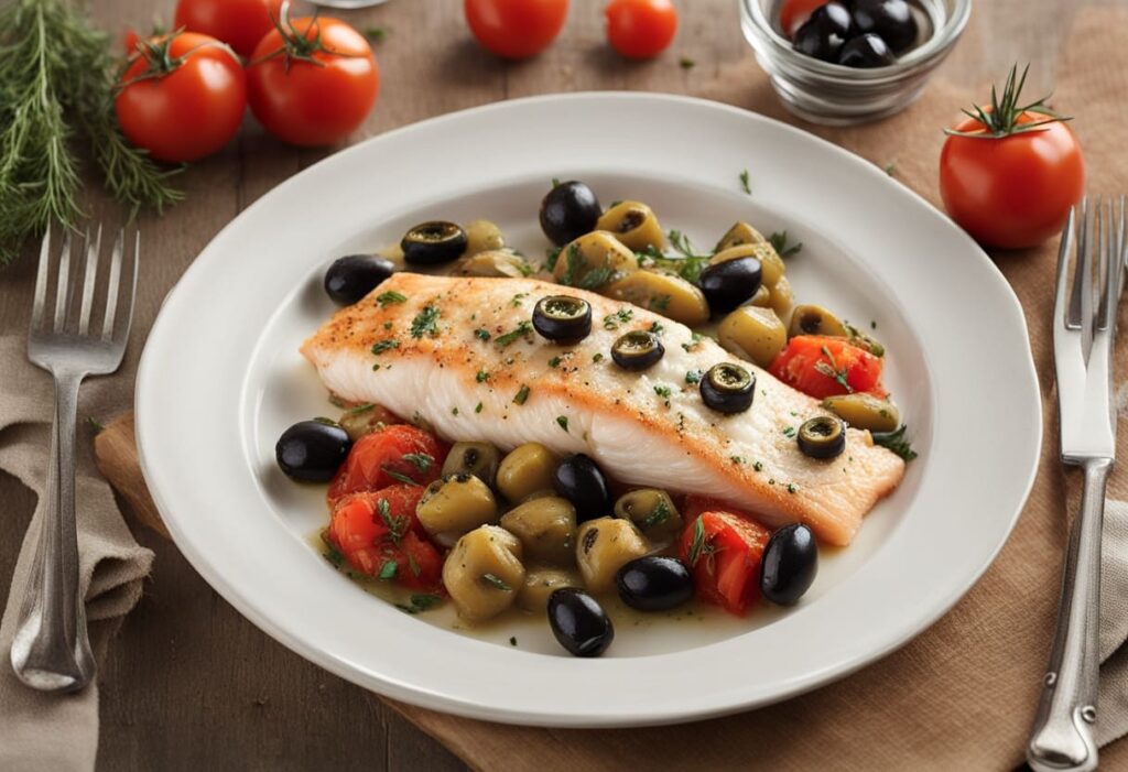 Mediterranean Baked Fish