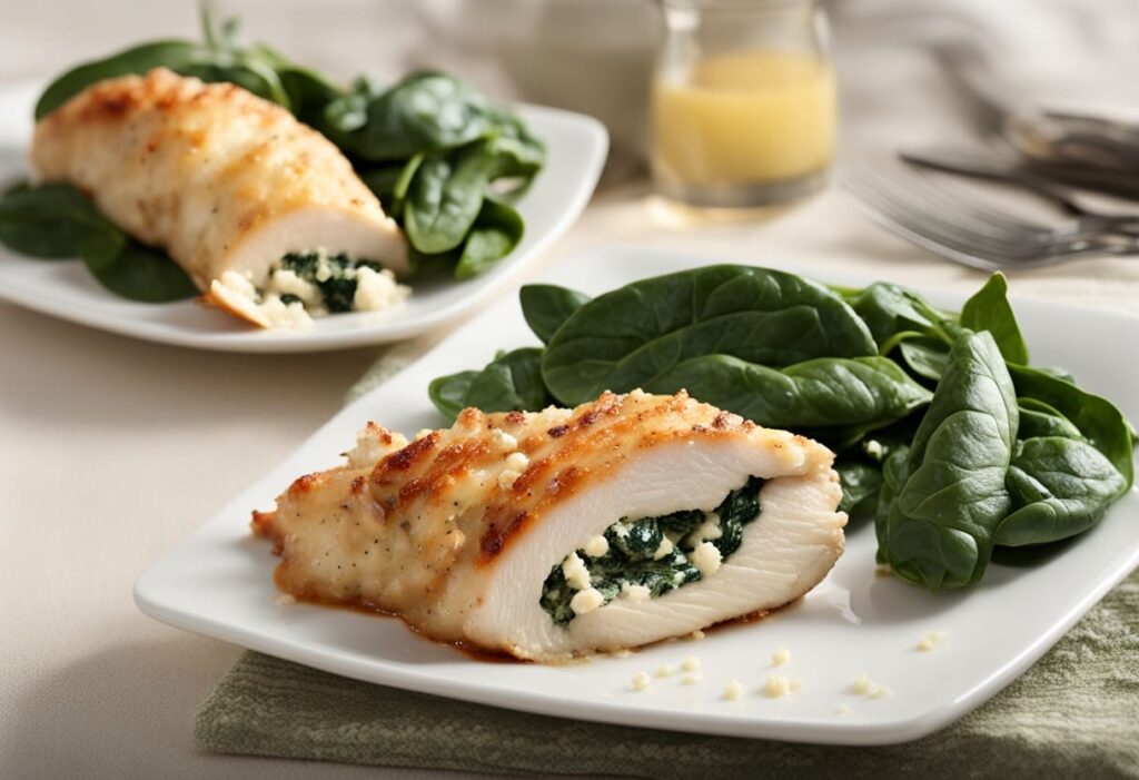 Spinach and Feta Stuffed Chicken Breast