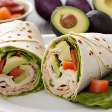 Turkey and Avocado Wrap