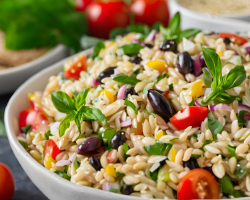 Mediterranean Orzo Salad 