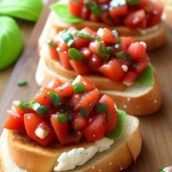 Tomato Basil Bruschetta