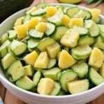 Avocado, Pineapple, Cucumber salad