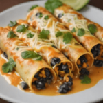 Black Bean and Spinach Enchiladas