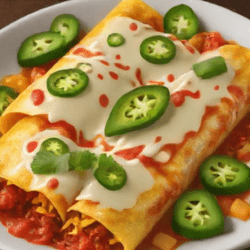 Cheese and Jalapeño Enchiladas