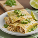 Green Chile Chicken Enchiladas