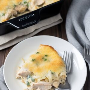 Keto Chicken Alfredo Casserole