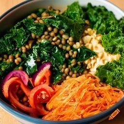 Lentil and Kale Bowl