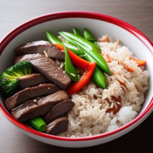 Teriyaki Beef and Vegetable Bowl