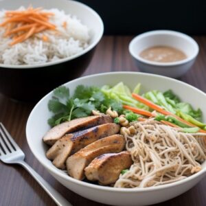 Thai Peanut Chicken Bowl