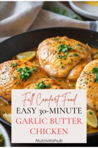 Garlic Butter Chicken Breasts Pin