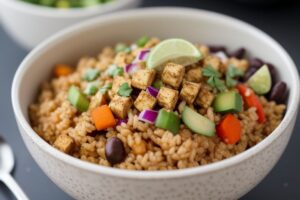 Vegetarian Tofu Sofritas Bowl